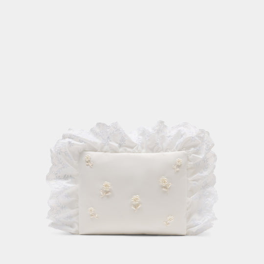 Pochette Pillowcase - Simone Rocha - Synthétique - Ivoire