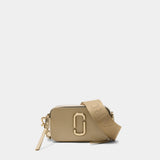 Sac Snapshot en Cuir Kaki