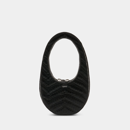 Sac À Main Mini Swipe - Coperni - Cuir - Marron