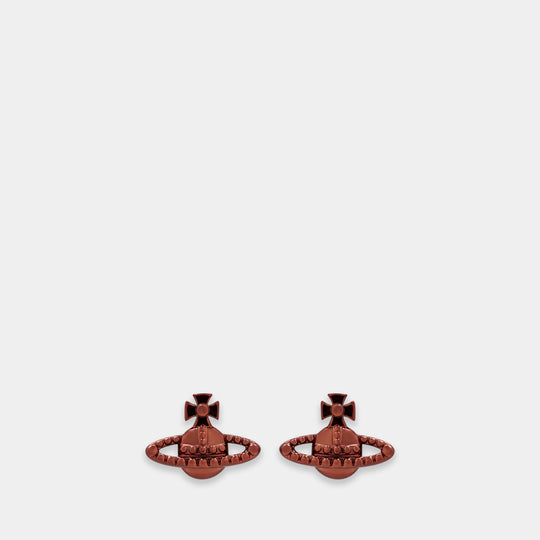 Boucles D'oreilles Farah - Vivienne Westwood - Métal - Marron