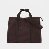 Cabas Gym Recuperation - A.P.C. - Coton - Marron