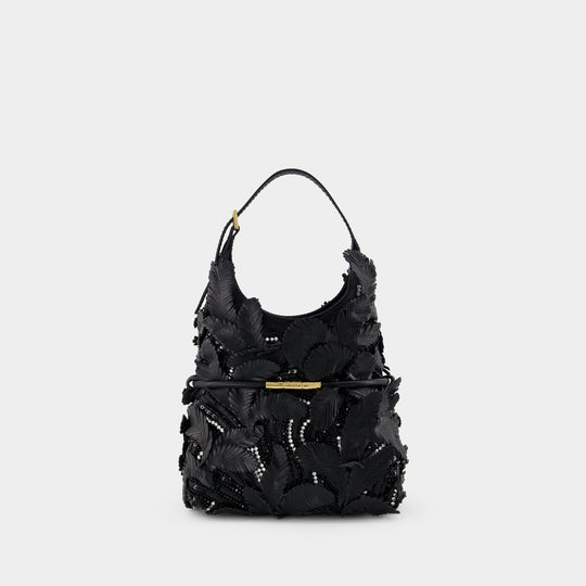 Sac À Main Sphynx Mini - Balmain - Cuir - Noir