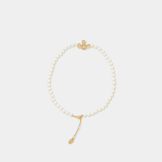 Collier Kitty Pearl - Vivienne Westwood - Métal - Doré