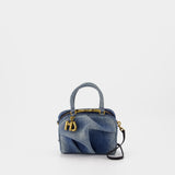 Sac À Main The Micro Bauletto - Marc Jacobs - Coton - Bleu