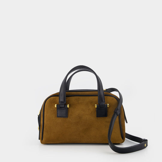 Sac À Bandoulière Georges Small Bowling - AMI Paris - Cuir - Marron