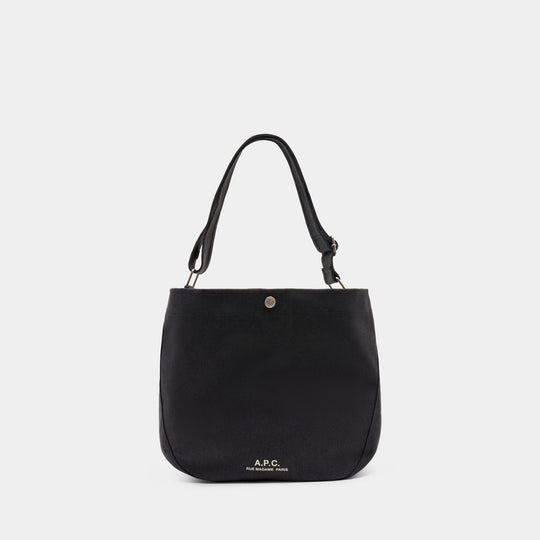 Sac À Bandoulière Journal - A.P.C. - Coton - Noir