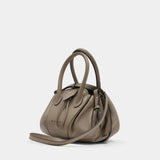 Sac À Main Tulipea Small - Marni - Cuir - Beige