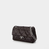 Sac Porté Épaule Bunny Knot Small - Tory Burch - Cuir - Marron