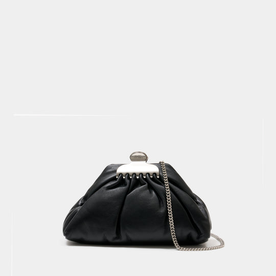 Pochette The Small Claw Clip - Marc Jacobs - Cuir - Noir