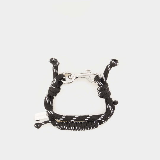 Bracelet Malibu Cord - Balenciaga - Métal - Argenté