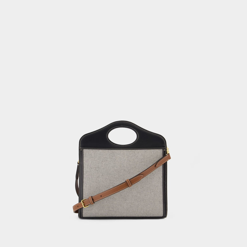 Sac À Main - Burberry - Coton - Noir/Gris