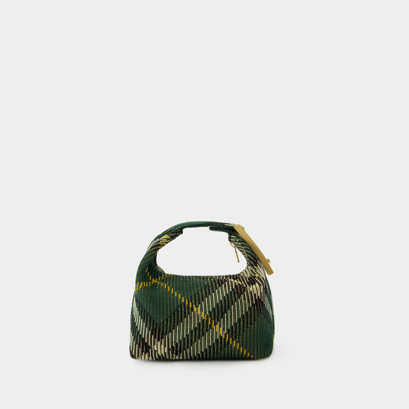 Sac À Main Mini Peg  - Burberry - Nylon - Vert