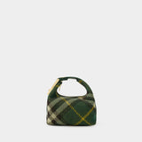 Sac À Main Mini Peg  - Burberry - Nylon - Vert