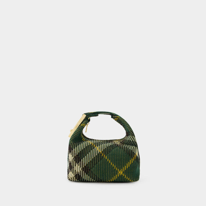 Sac À Main Mini Peg  - Burberry - Nylon - Vert