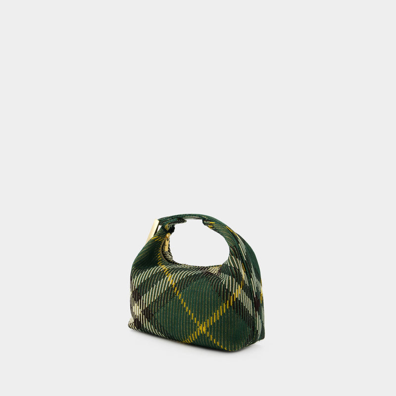 Sac À Main Mini Peg  - Burberry - Nylon - Vert