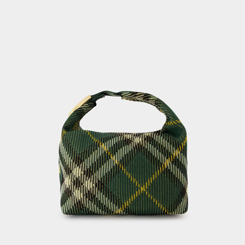 Sac Porté Épaule Medium Peg - Burberry - Nylon - Vert