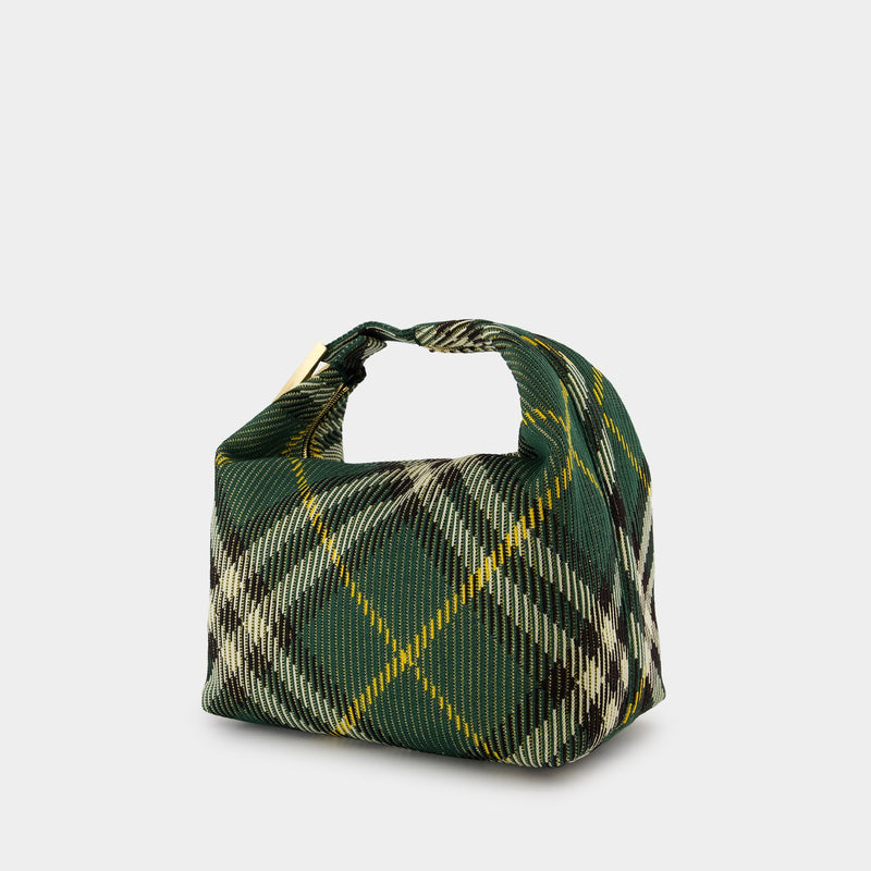 Sac Porté Épaule Medium Peg - Burberry - Nylon - Vert