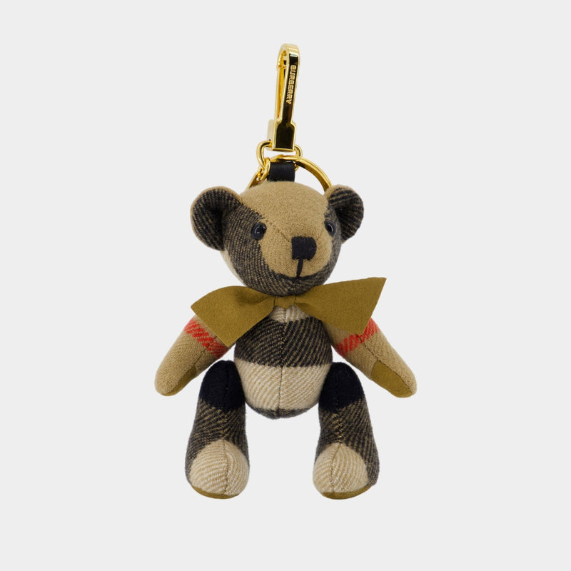 Porte-Clé Thomas Check - Burberry - Laine - Beige