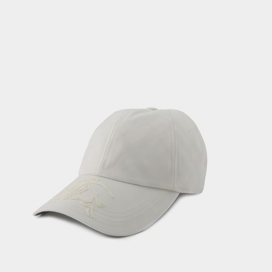 Casquette EKD Applique - Burberry - Synthétique - Blanc