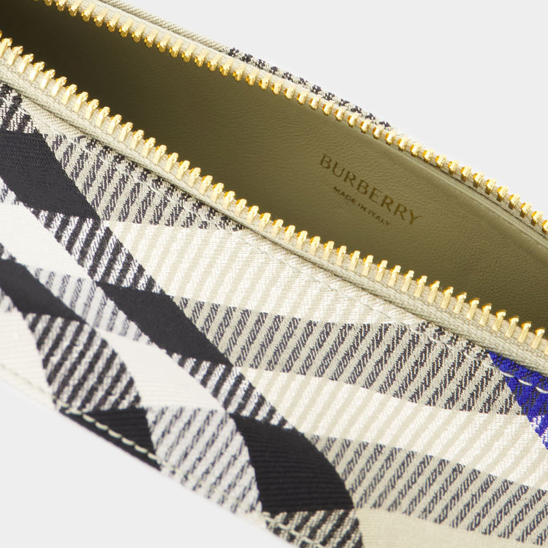 Wallet On Chain Micro Shield - Burberry - Synthétique - Neutre