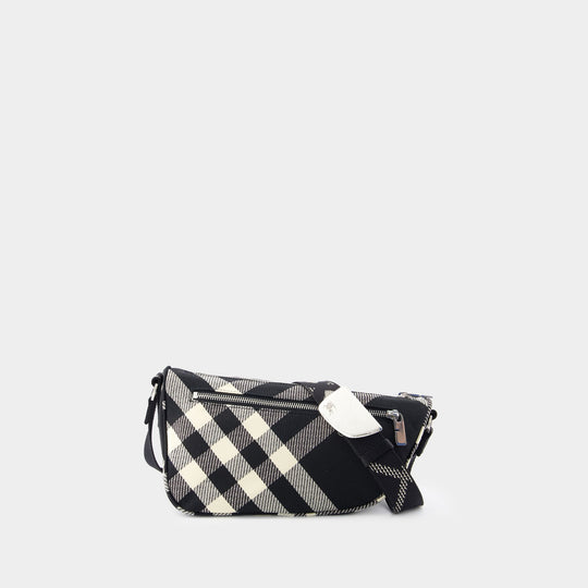 Sac À Bandoulière Shield Messenger S - Burberry - Synthétique - Noir