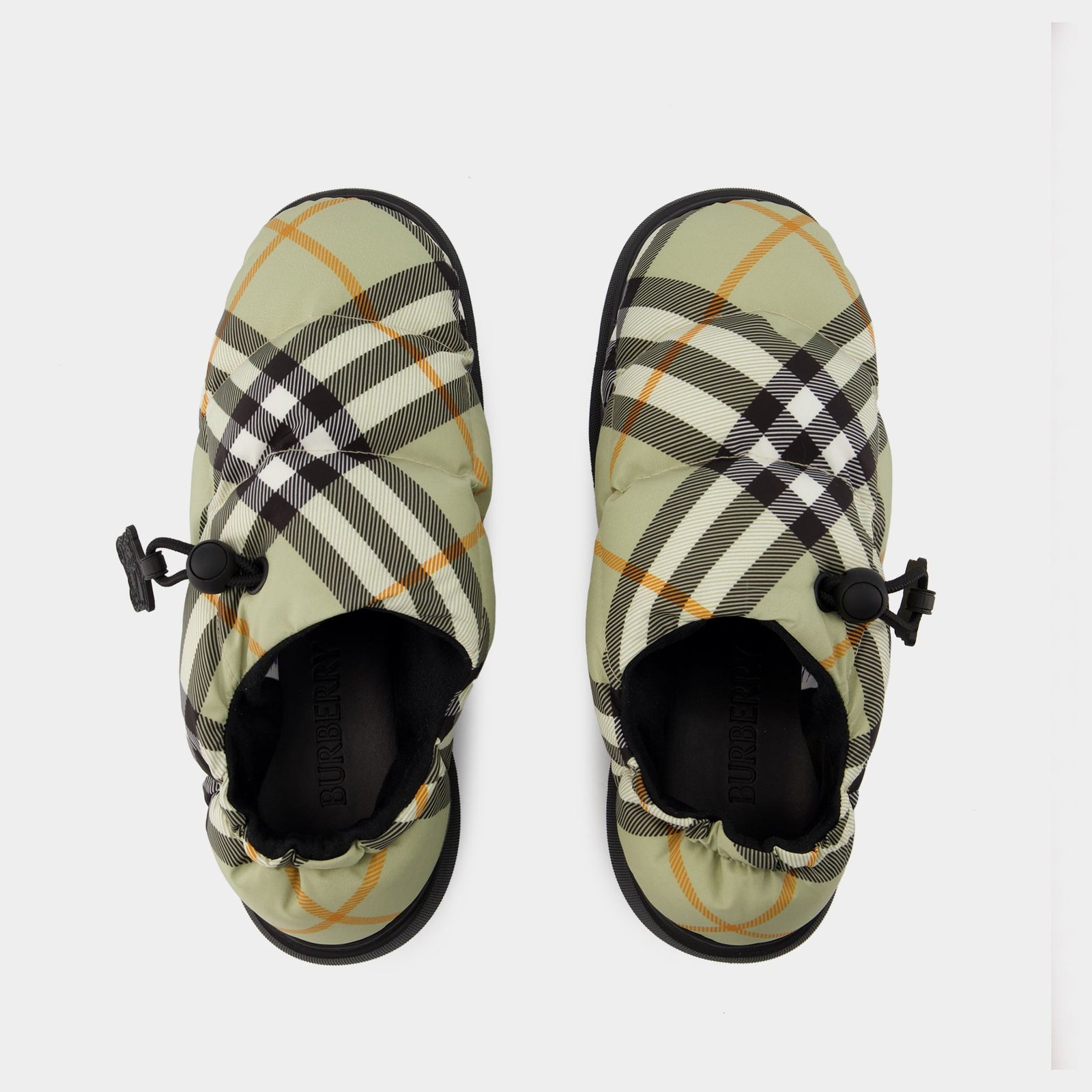 サンダル・ミュール Burberry Pillow Low Mules - Burberry - Nylon - Beige Mules Pillow Low - Burberry - Nylon - Beige