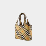 Cabas Check - Burberry - Coton - Beige