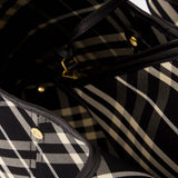 Cabas Check - Burberry - Coton - Noir