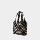 Cabas Check - Burberry - Coton - Noir