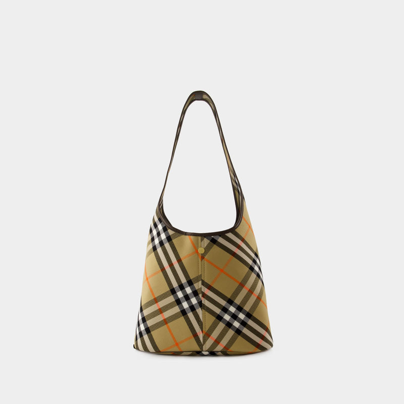 Sac Porté Épaule Small - Burberry - Coton - Beige