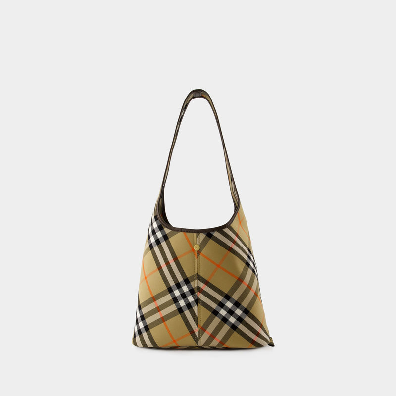 Sac Porté Épaule Small - Burberry - Coton - Beige