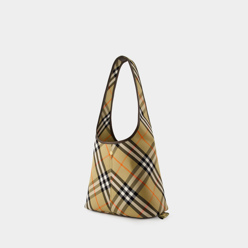 Sac Porté Épaule Small - Burberry - Coton - Beige