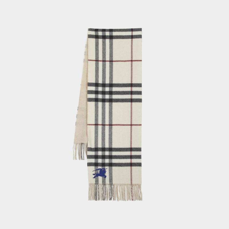 Écharpe Ekd Giant Check  - Burberry - Cachemire - Neutre