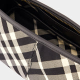 Sac À Main Simple Baguette - Burberry - Coton - Noir