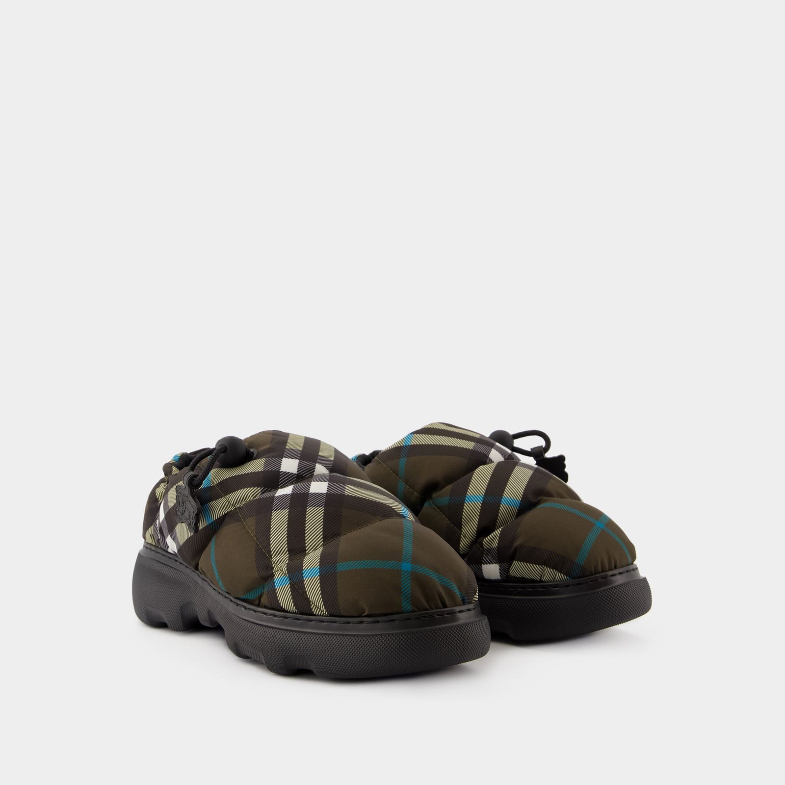 サンダル・ミュール Burberry Pillow Low Mules - Burberry - Nylon - Multicolor Mules Pillow Low - Burberry - Nylon - Multicolore