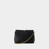 Pochette Snip - Burberry - Cuir - Noir