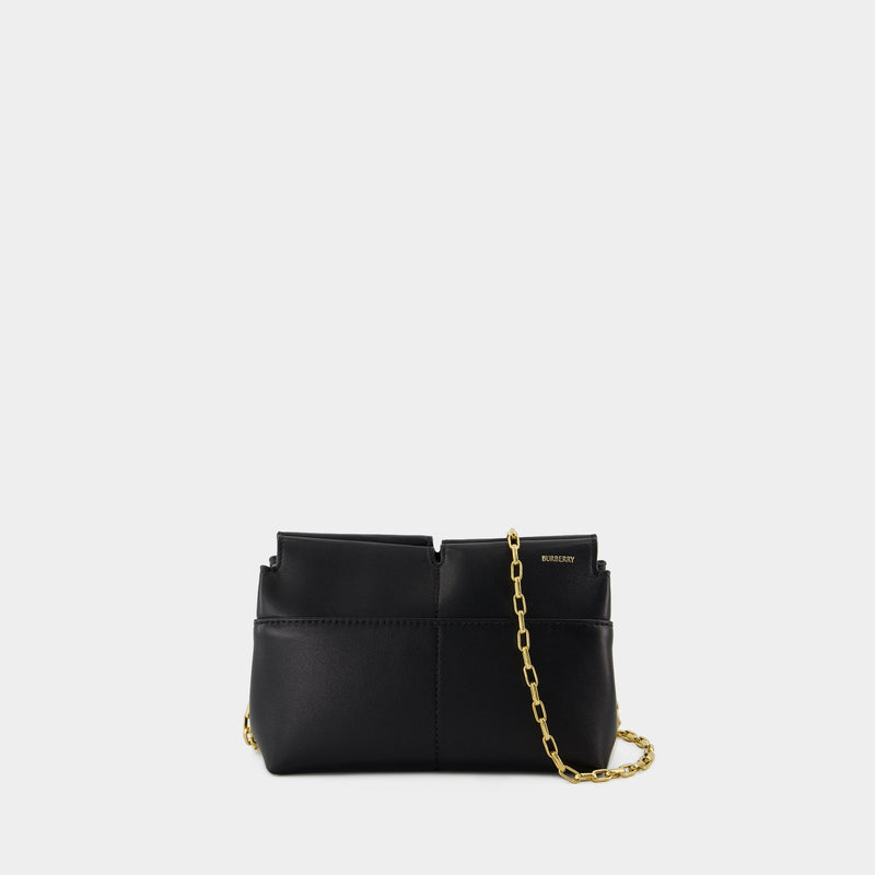 Pochette Snip - Burberry - Cuir - Noir