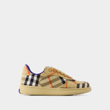 Sneakers Terrace Chk - Burberry - Synthétique - Beige