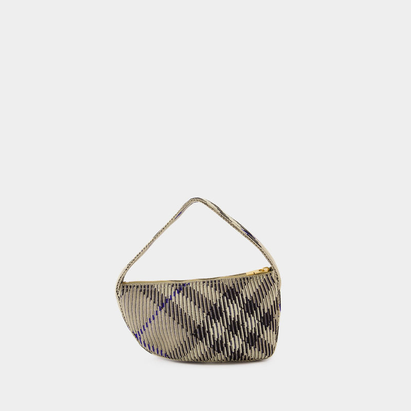 Sac À Main Ls Knit Baguette Ch4 - Burberry - Nylon - Neutre