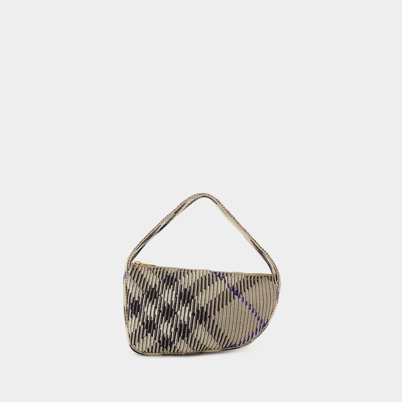 Sac À Main Ls Knit Baguette Ch4 - Burberry - Nylon - Neutre