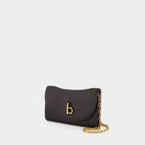 Wallet On Chain Rocking Horse - Burberry - Cuir - Noir