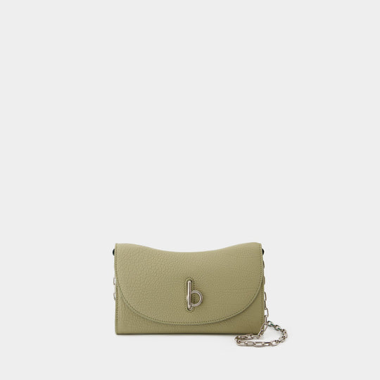 Wallet On Chain Rocking Horse - Burberry - Cuir - Beige