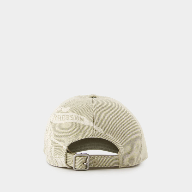 Casquette Ekd Twill - Burberry - Synthétique - Beige