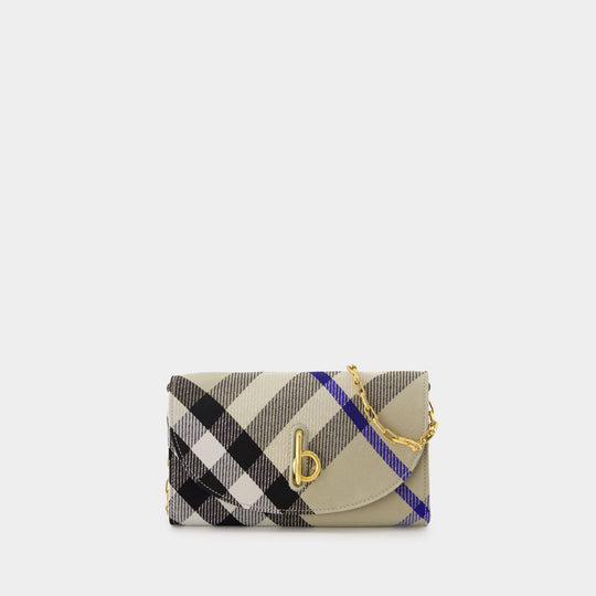 Wallet On Chain Rocking Horse - Burberry - Synthétique - Neutre