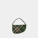 Sac À Main Knit Baguette - Burberry - Nylon - Vert