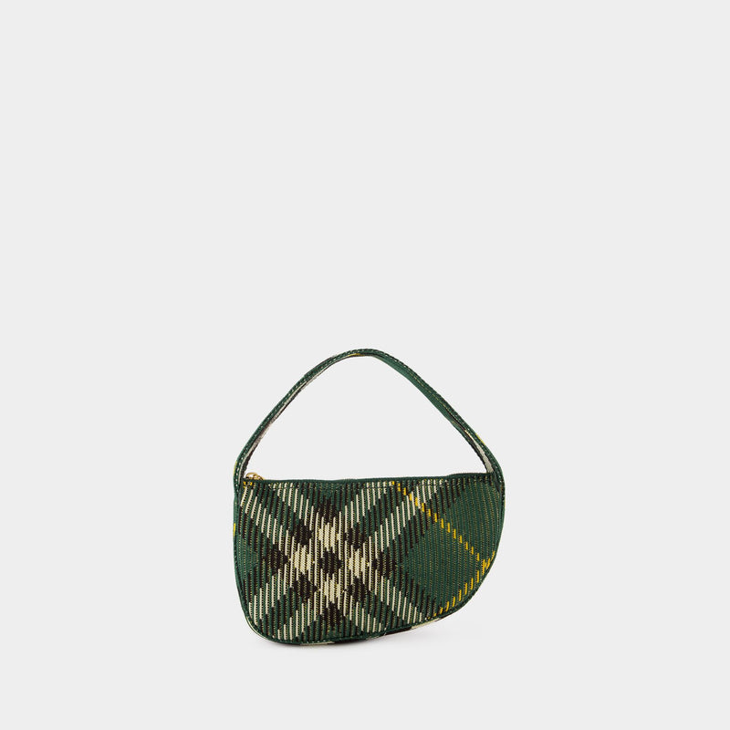 Sac À Main Knit Baguette - Burberry - Nylon - Vert