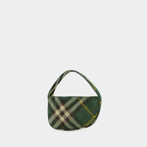 Sac À Main Knit Baguette - Burberry - Nylon - Vert
