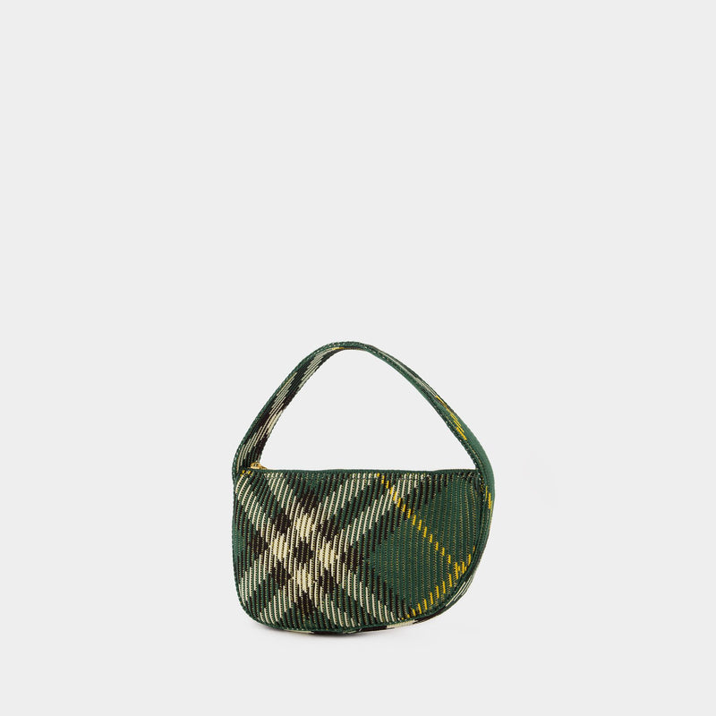 Sac À Main Knit Baguette - Burberry - Nylon - Vert