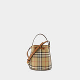 Sac Drawstring Bucket - Burberry - Cuir Synthétique - Marron