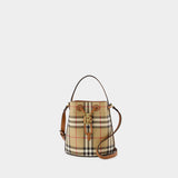 Sac Drawstring Bucket - Burberry - Cuir Synthétique - Marron